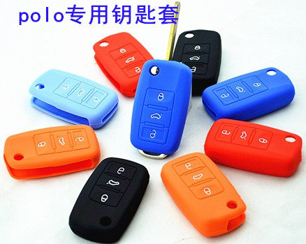 2018年款新polo钥匙套 大众polo专用汽车钥匙包遥控器保护壳夜光