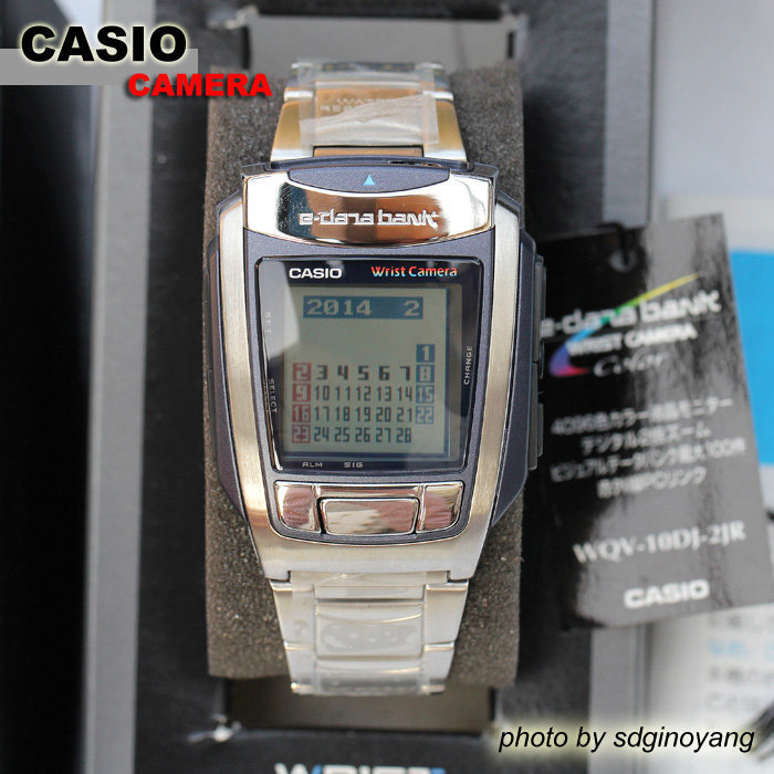 CASIO卡西欧CAMERA WQV-10DJ-2JR(彩色LCD显示拍照手表)全新结束