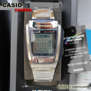 CASIO卡西欧CAMERA WQV-10DJ-2JR(彩色LCD显示拍照手表)全新结束