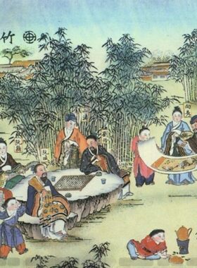 苏绣DIY套件 古代人物系列 竹林七贤 120CM X 60CM  特价包邮