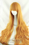 [kyouko tóc giả] cosplay hàng ngày phổ quát màu vàng xoăn 100cm có thể được định hình - Cosplay