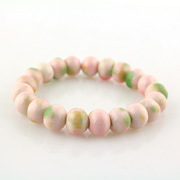 Pink Pink candy-sweet and colorful ceramic hand Kung Fu Ruili OL ceramic bracelet women jewelry
