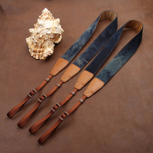 cam 微单相机肩带挂脖挂绳cs042 in牛仔适用佳能尼康单反相机背带