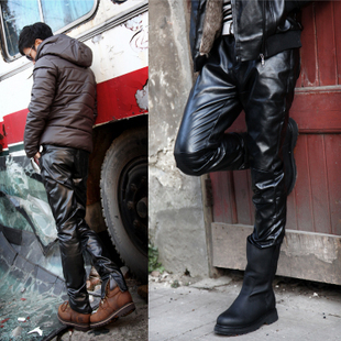 Pantalon cuir homme serré pour jeunesse - Ref 1488245 Image 16