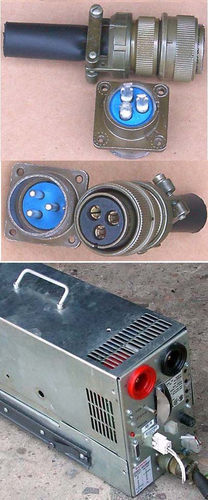 BENDIX 美国产 3芯30A镀银接插器 电压250V以内 电流30A