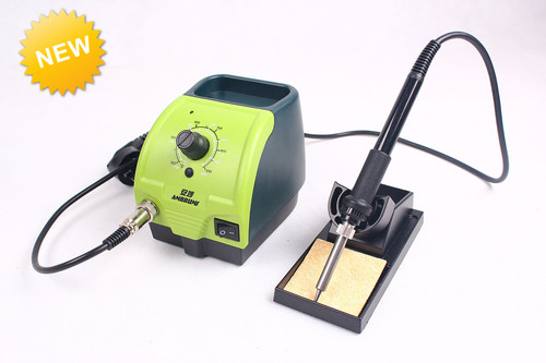 安埗AM-W260A恒温焊台调温电烙铁936级防静电数显60W电焊台