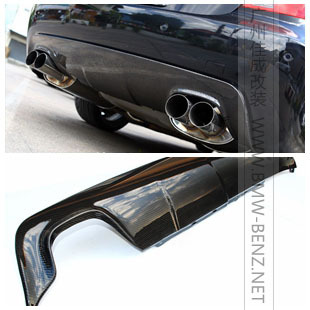 双出四出可选 Tech后杠用碳纤维材质后下巴后唇 宝马5系E60