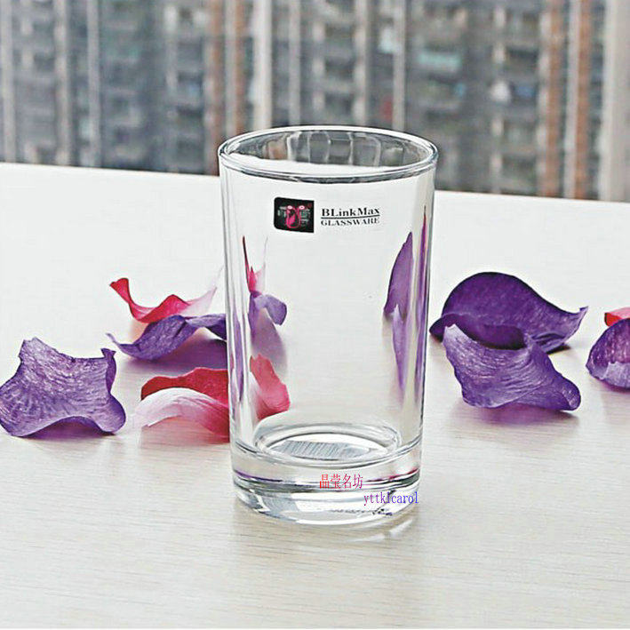 blinkmax丽尊kty1014 圆形玻璃杯直身杯水杯子烈酒杯啤酒杯150ml