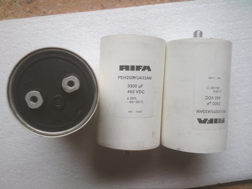 力发 RIFA PEH200系列 450V 3300UF 高压发烧滤波电容 螺丝脚电容
