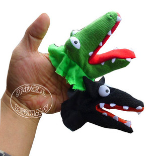 Alligator 鳄鱼手指偶 later you 读物配套游戏道具 嘴巴能动See