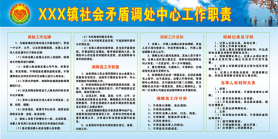 555海报印制海报展板素材727社会矛盾调处中心工作职责 个性定制