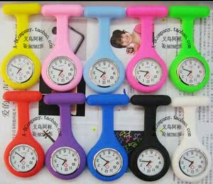 医生手表 护士表 挂表果冻表彩色糖果手表指针表石英表硅胶表