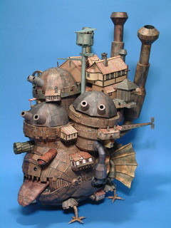 皇冠特惠 特价哈尔的移动城堡纸模型[陆地高清版]