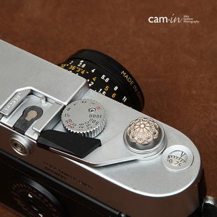 相机专用快门按钮 cam9118 镂空花瓣款 in适用富士徕卡旁轴数码 cam