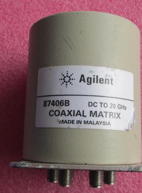 87406B Agilent 同轴矩阵开关 DC-20GHz RF射频微波同轴转换开关