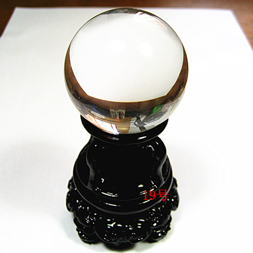 全净体 天然白水晶球 （送高档底座）