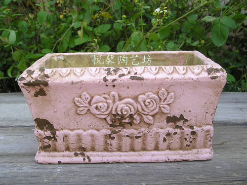 花器欧式风格粉红色系列做旧复古