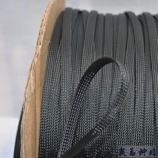 蛇皮网6mm三织型编织网网避震网加密特级黑色尼龙特价