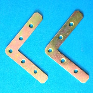 平面L型角铁椅子连接件五金固定角码固定层板件包角拐角支架铁片