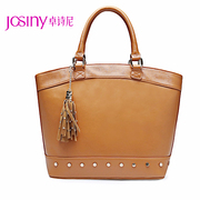 Zhuo Shini fall 2014 new handbags fashion tassel pendant metal rivet handbag PZ143233