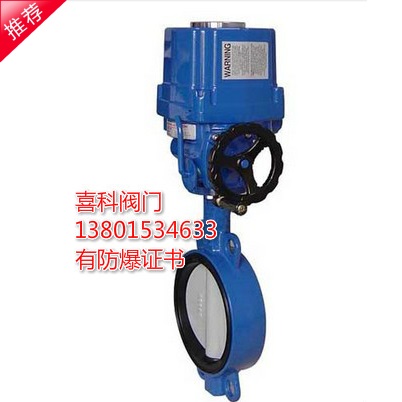 D971X-10/16防爆对夹式电动蝶阀 防爆蝶阀DN20