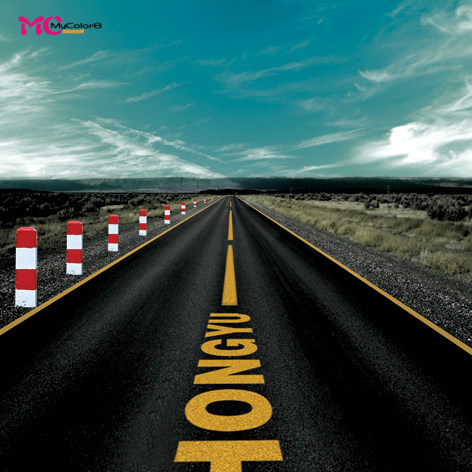 mycolor8 原创 婚纱 影楼摄影背景 公路 主题背景 素材图片14-271