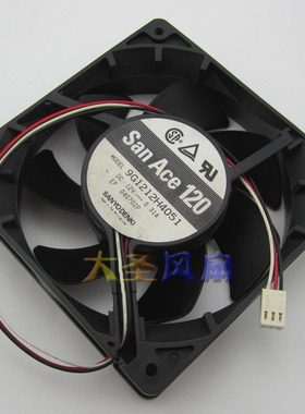 SANYO三洋 1225 12025 12V 0.31A 大风量机箱风扇 9G1212H4051