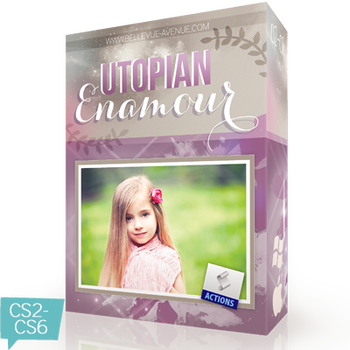 NO.039 PhotoSHOP actions 最终幻想调色 UTOPIAN ENAMOR PS动作