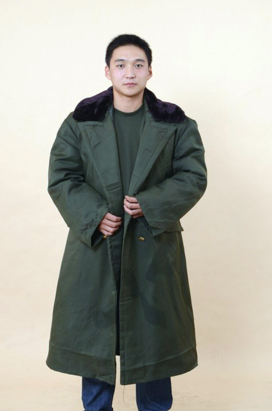 活面87式军大衣男士马库尼面大衣翻领军绿冬棉服防寒服可拆洗包邮