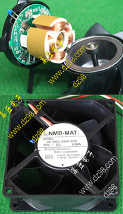 09W B76 50V NMB 24V 3615K 0.6A 65V大功率温控滚珠轴承风扇 MTA