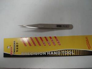 。gyuu镊子 TS-12/10 不锈钢尖头镊子钳 牛牌尖头镊子钳