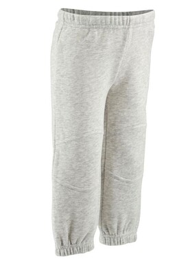 迪卡侬正品DOMYOS婴儿幼儿宝宝健身运动长裤法兰绒裤缩口59￥灰色