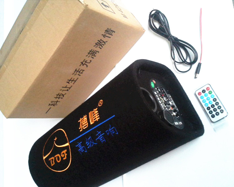 Bofeng Audio Motorcycle Электромобиль Home 12V24V220V Многократный 6 -дюймовый туннельный бархатный бас -пистолет