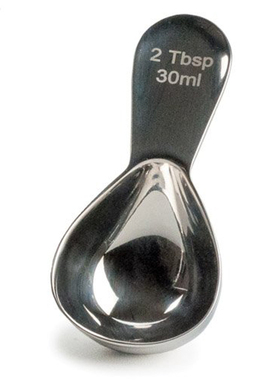 美国RSVP 金属咖啡勺 咖啡量勺30ml 2tbsp造型简约短柄便于收纳