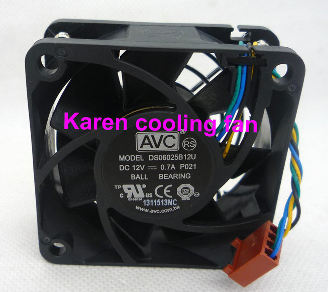 全新原装AVC 6025 12V 0.7A DS06025B12U P021 4线散热风扇双滚珠