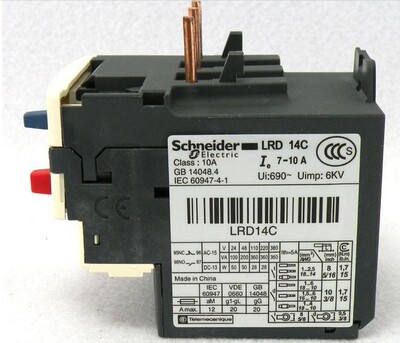原产施耐德(上海) 热过载继电器 LRD14C LR-D14C 7-10A 原装现货