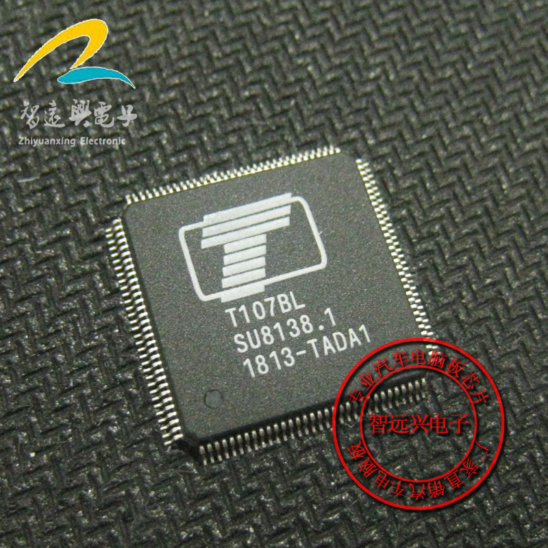 T107BL TQFP128 导航液晶屏驱动IC 汽车IC 全新