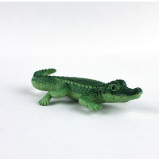 史前绿鳄鱼 两栖动物 safari 仿真动物模型玩具