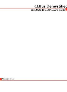 【预订】Cebus Demystified: The ANSI/Eia 600 ...