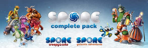 PC正版/孢子:完整版/SPORE Complete Pack/带2资料片/中文数字版