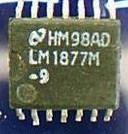 .集成电子元器件 拆机 LM1877M-9 SOP14封装