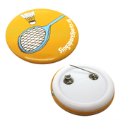 胸针徽章别针勋章肩章定做订做订制logo合金活动彩色马口铁羽毛球