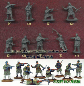 凯撒Caesar二战1:72兵人模型HB01德军步兵（哈尔科夫 1943）