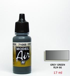 钢铁苍穹 AV 喷涂水性漆 71055 灰绿色 17ml