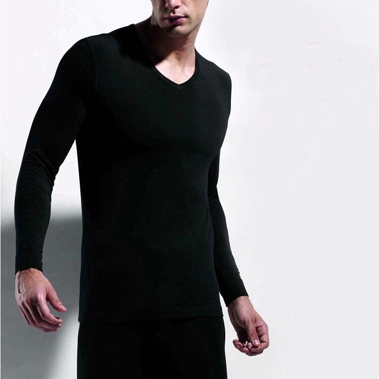 定制男士紧身纯棉保暖内衣套装