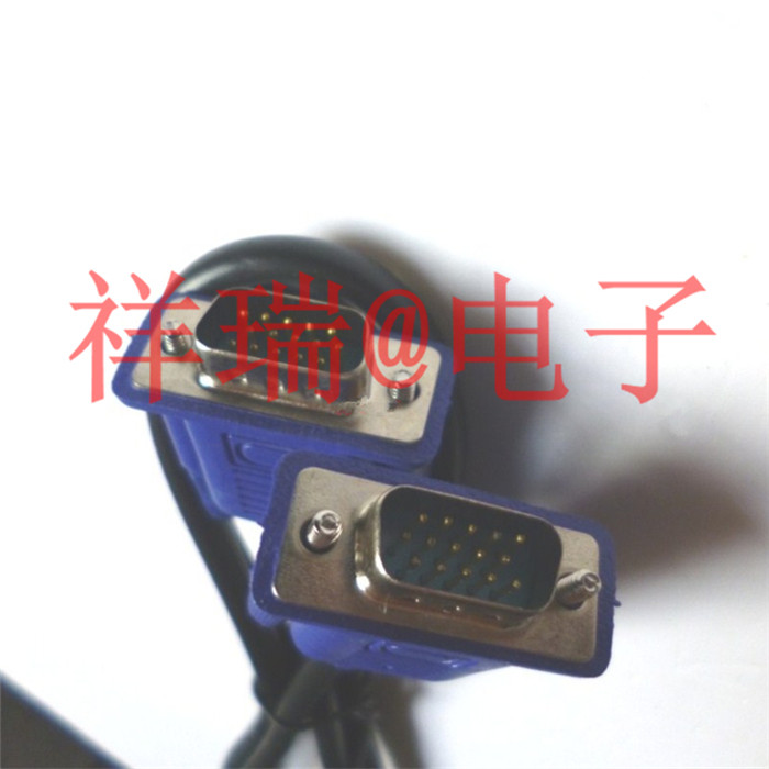 VGA 3+6 VGA高清电视数据线15针 1.5米原装带消磁头VGA线 公对公