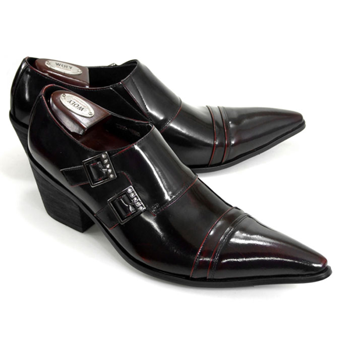 增高鞋发型师尖头韩版