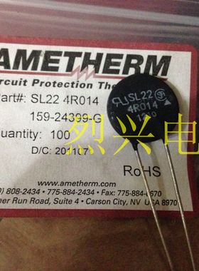 原装进口Ametherm 热敏电阻 SL22-4R014 NTC 4欧 14A 22MM 可直拍