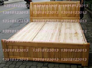 送床头柜 1.8米 实木双人床实木床 粤阳高档橡木床 特价