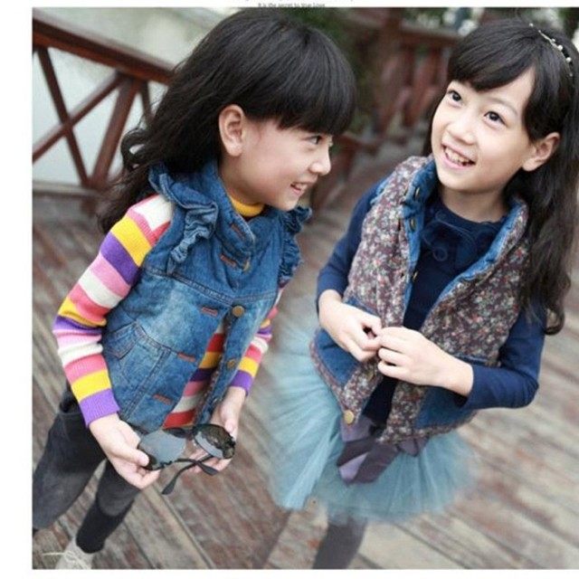 Gilet fille en toile - Ref 2071154 Image 6